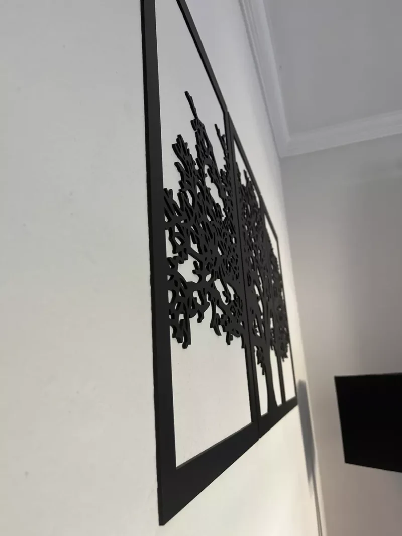 Trio de Quadros Árvore da Vida em MDF Preto – Corte a Laser Premium (cópia) - Imagem 4