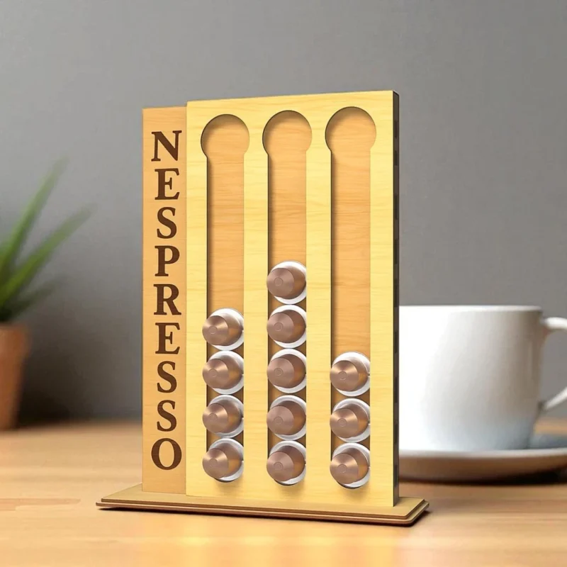 Porta-Cápsulas de Café Nespresso para Mesa em MDF - Imagem 2