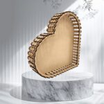 Cesta Decorativa Coração em MDF 3mm - Design Exclusivo - Imagem 2