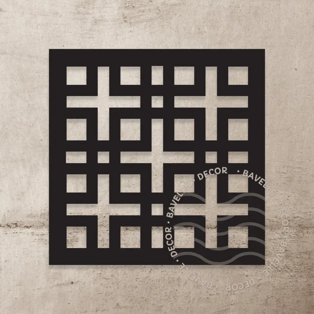 bavelle-painel-cobogo-decorativo-parede-mdf-corte-a-laser-decor-1.webp Painel Vazado Cobogó MDF Preto Decorativo - Bavelle Decor - Imagem 1