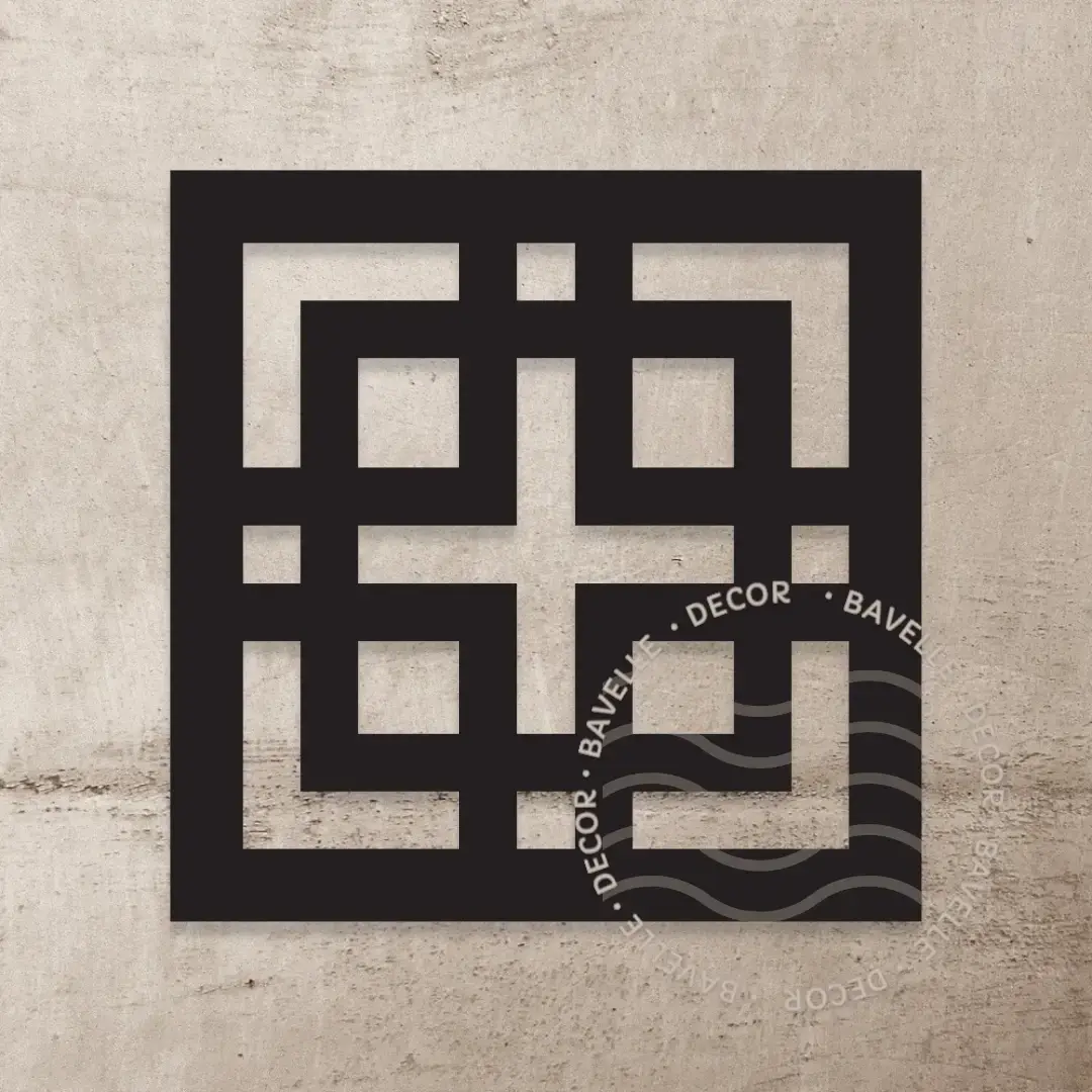 cobogo-painel-mdf-corte-a-laser-parede-bavellejpg-decor-1.webp Painel Vazado Cobogó MDF Preto 3mm Decorativo para Ambientes - Imagem 1