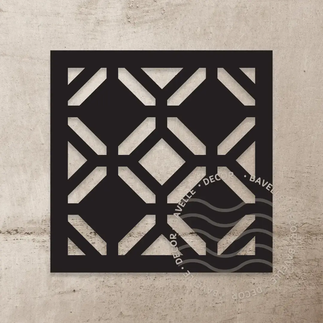 painel-cobogo-mdf-parede-corte-laser-bavelle-decor-1.webp Painel Vazado Cobogó MDF Preto 3mm - Design Elegante Decor - Imagem 1