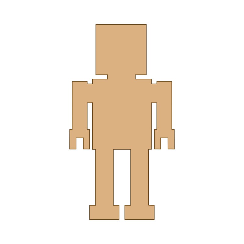 aplique-mdf-e-acrilico-robo-retro-pixel-art-bavelle.jpg Aplique MDF e Acrílico Robô Retrô Pixel Art - Imagem 1