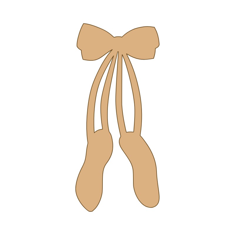 aplique-mdf-e-acrilico-sapatilha-de-ballet-com-laco-bavelle.jpg Aplique MDF e Acrílico Sapatilha de Ballet com Laço - Imagem 1